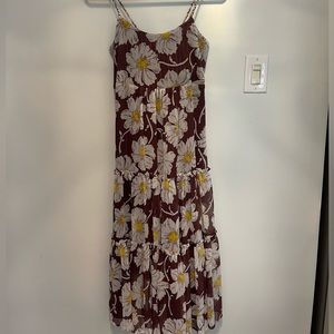 MADEWELL tiered maxi dress size 0